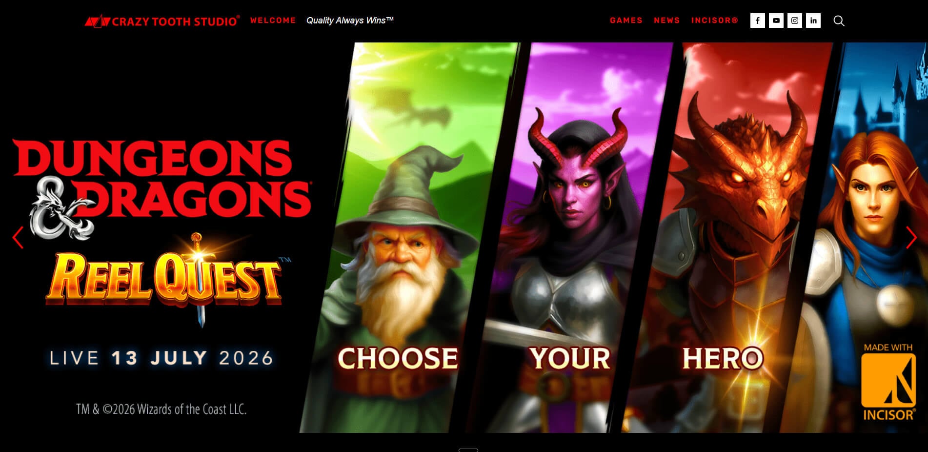 Crazy Tooth Studio homepage